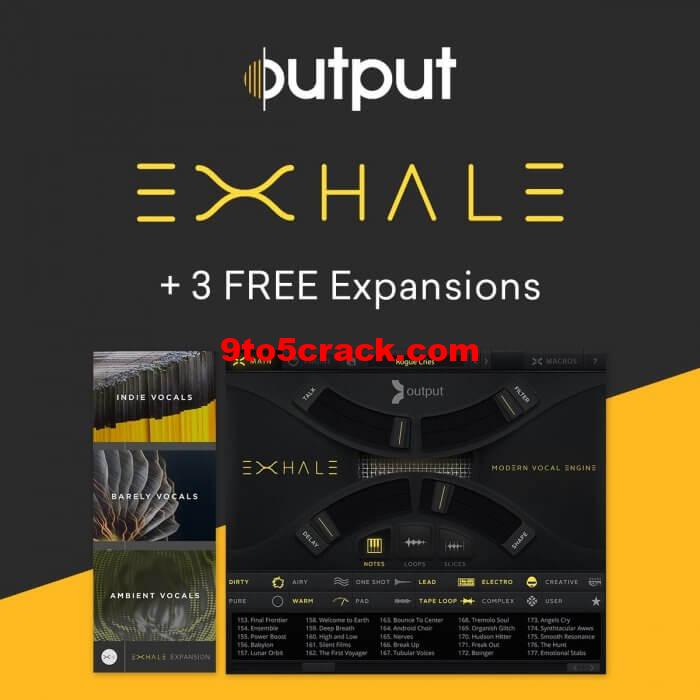 output exhale serial crack